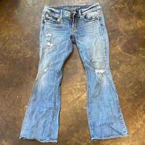 American Eagle Outfitters Blue Boot Cut Jeans